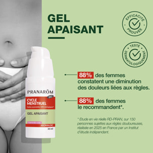 Pranarom - Gel apaisant cycle menstruel - Bio - 30 ml