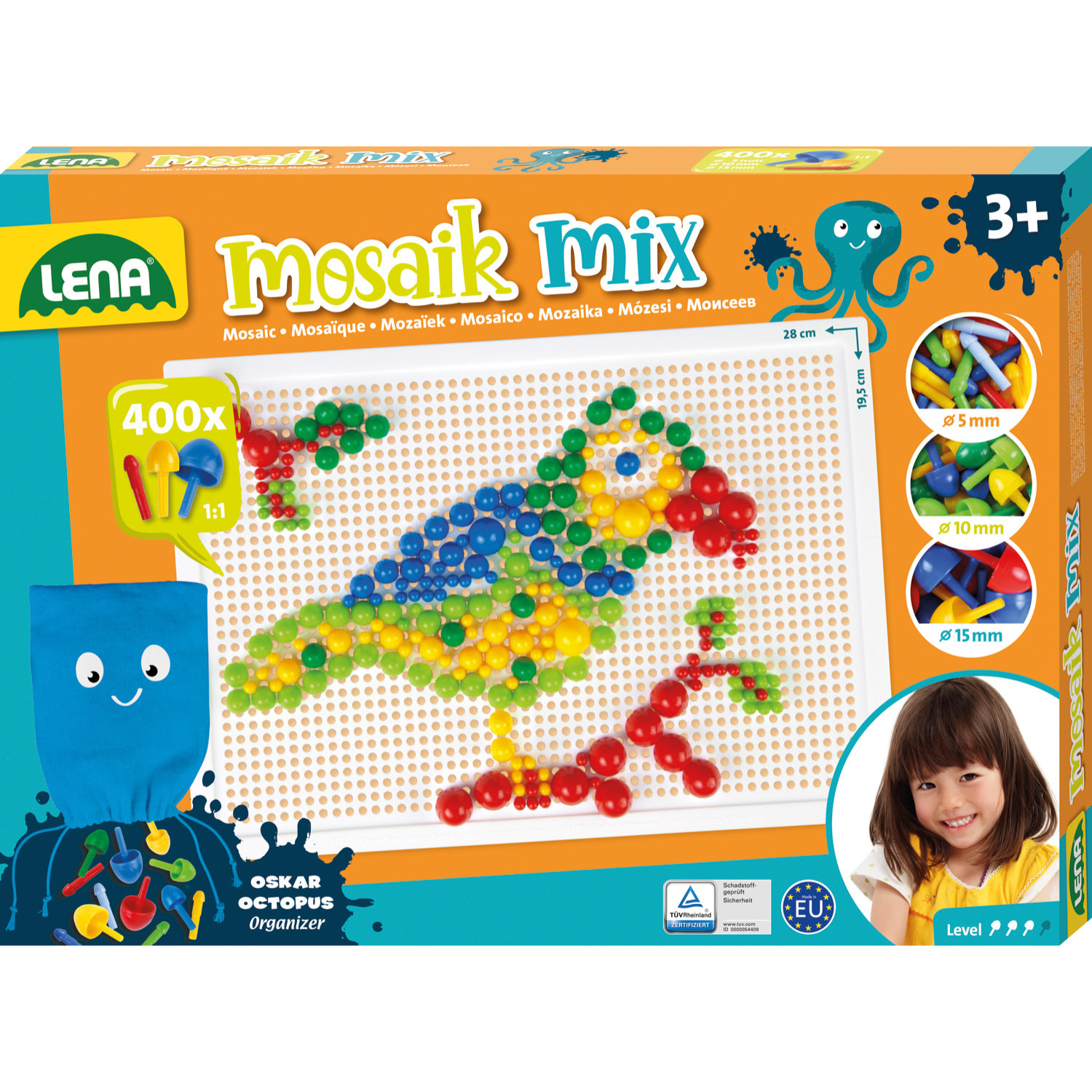 Set Chiodini Opachi Dimensioni Mix, 400 pz