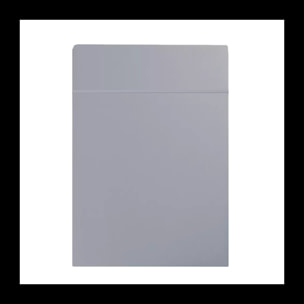 Drap plat satin de coton uni gris Ava uni souris