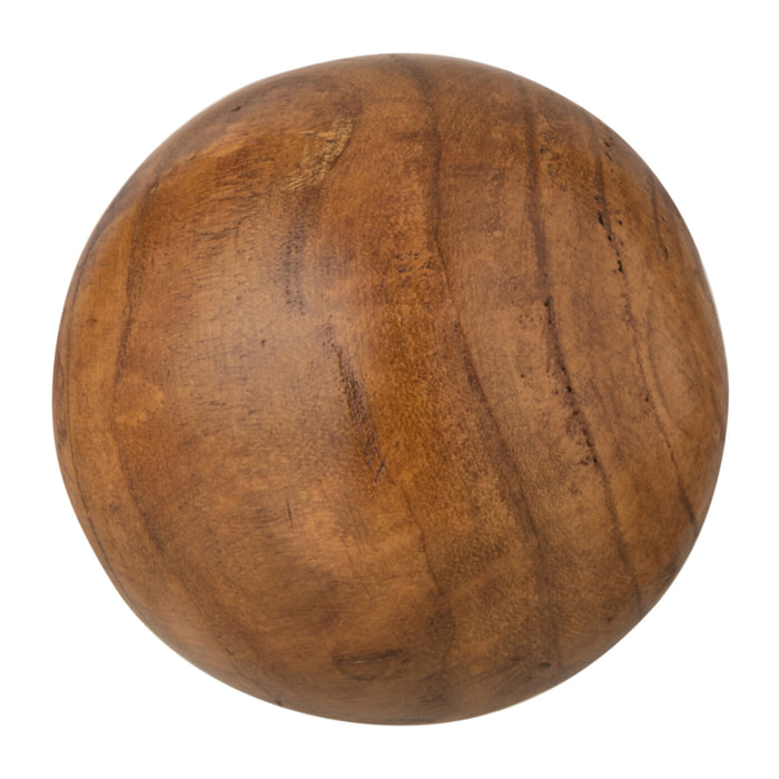 J-Line décoration Balle - bois - brun - medium