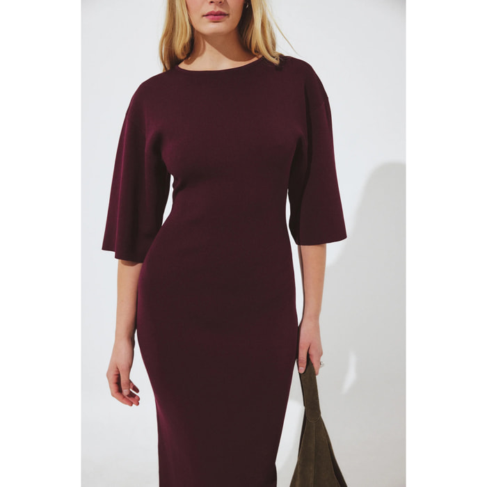 Knitted Midi Dress Vestiti in maglia Nakd
