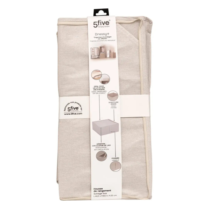 Housse de rangement "Groomy" rigide beige