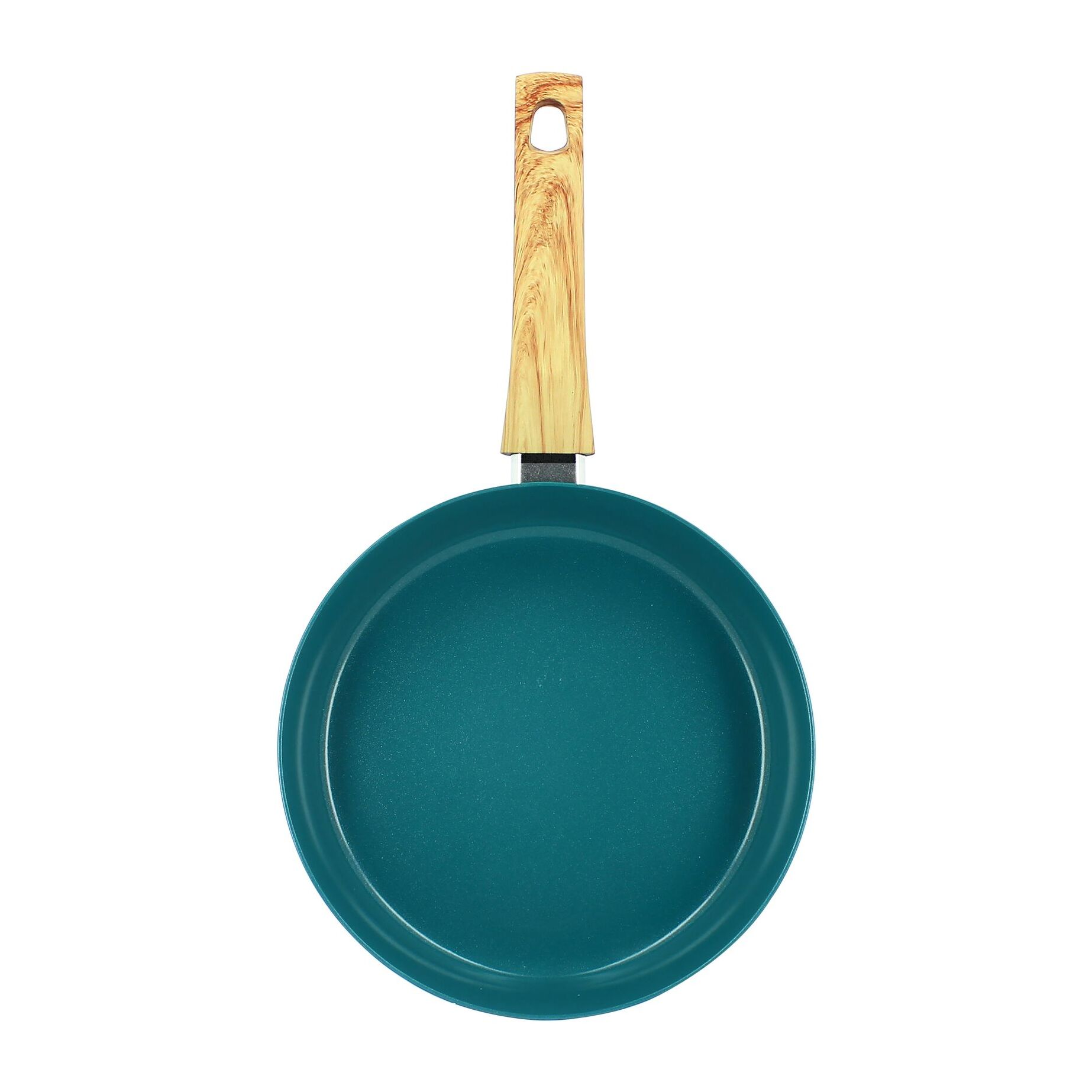 Poêle 20cm en aluminium recyclé bleu canard - tous feux COLORAMA