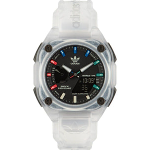 Reloj Adidas AOST23057 Hombre Analogico/digital Cuarzo con Correa de Silicona