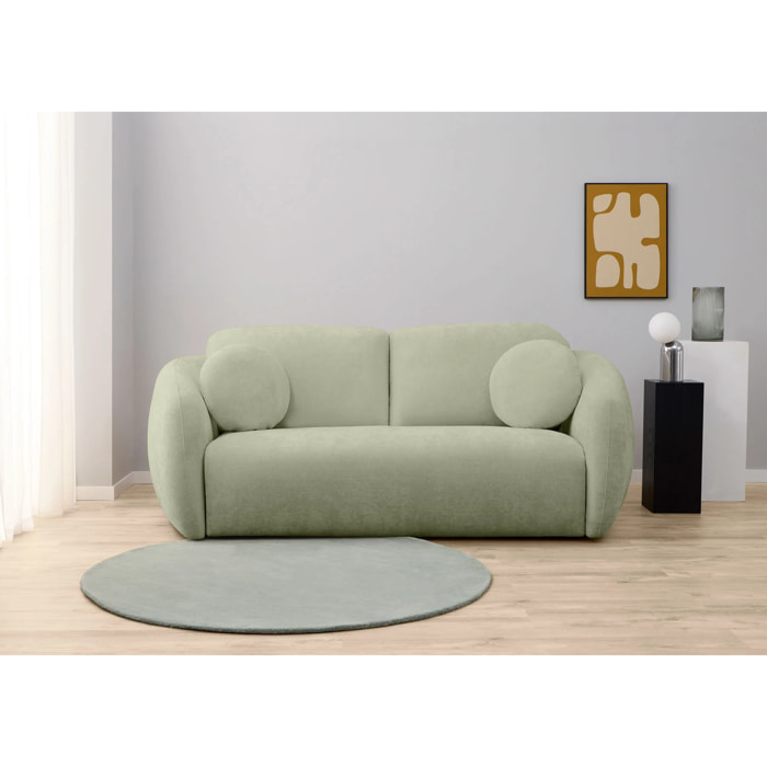 Sofá Cama Luxe - Apertura Italiana - Colchón Matrimonio - Tejido Hoary Lavable - 2 Cojines incluídos - Múltiples colores - 5 Años de Garantía