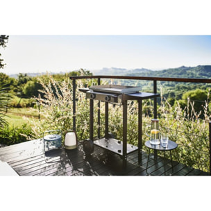 Chariot Plancha FORGE ADOUR CHB A 60 en acier compatible plancha Base 60