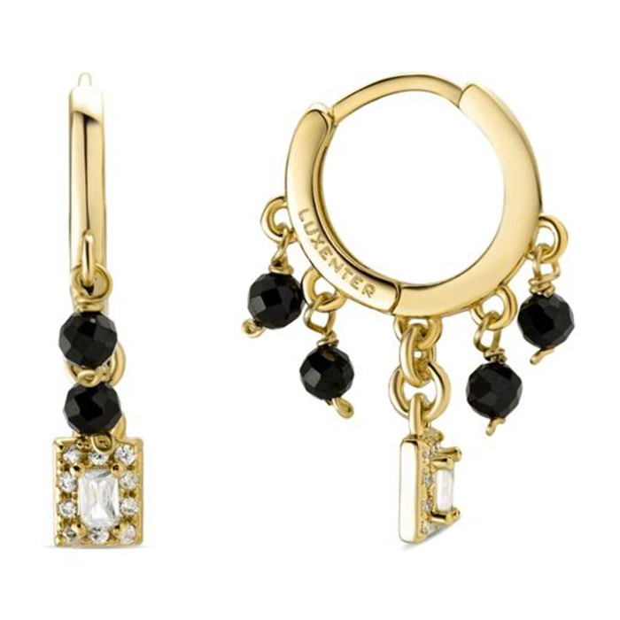 Pendientes Lux by Lux acabados oro 18k