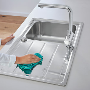 Mitigeur monocommande Evier Minta avec douchette extractible