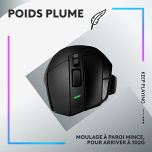 Souris Gamer Sans Fil LOGITECH G502 X Lightspeed Noir