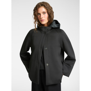 Elena Mirò - Chaquetón de tejido scuba - Negro