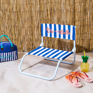 Chaise De Plage Dolce Vita Bleu - Lot De 6