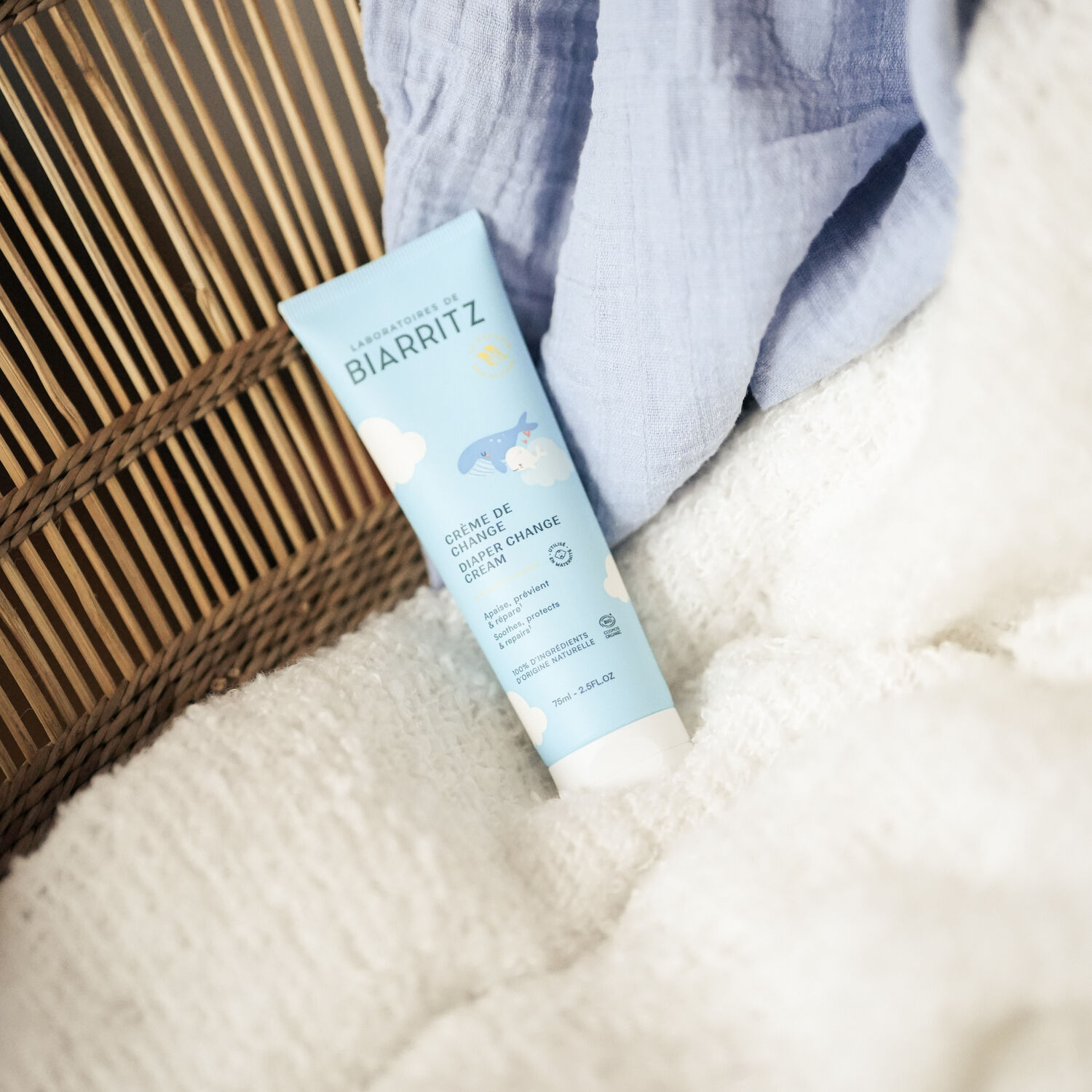 Bébé - Crème de Change Bio Apaise, Prévient & Répare 75ml