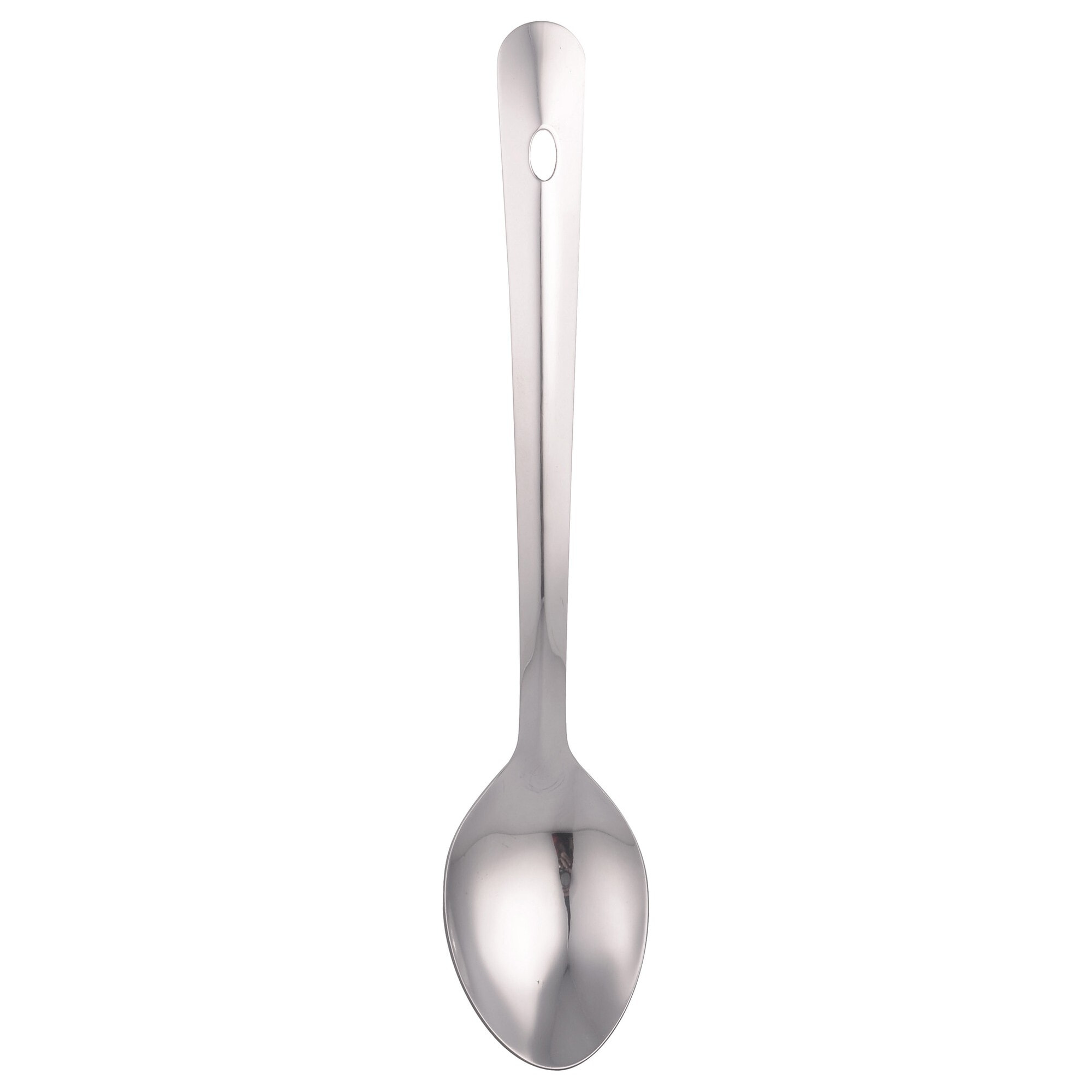 Cuchara de cocina 31,5x6,5x3,5 cm acero inoxidable, utensilio resistente para cocinar y servir expert san ignacio