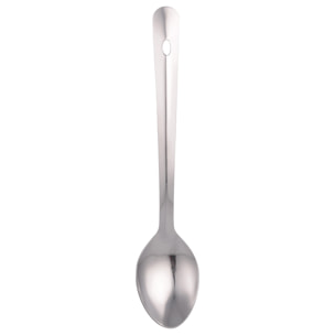 Cuchara de cocina 31,5x6,5x3,5 cm acero inoxidable, utensilio resistente para cocinar y servir expert san ignacio