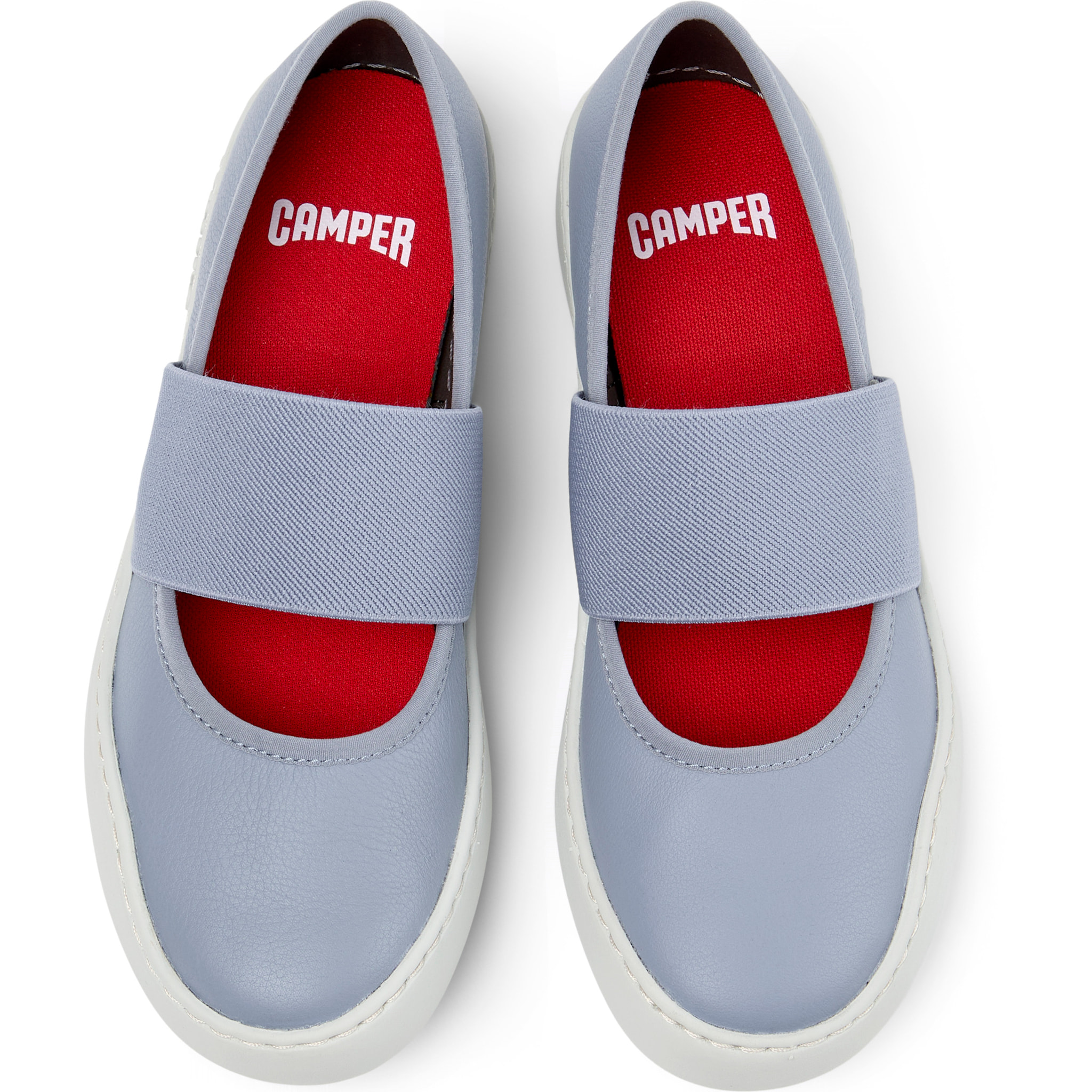 Bailarinas - CAMPER Peu Touring - Azul - Cuero liso