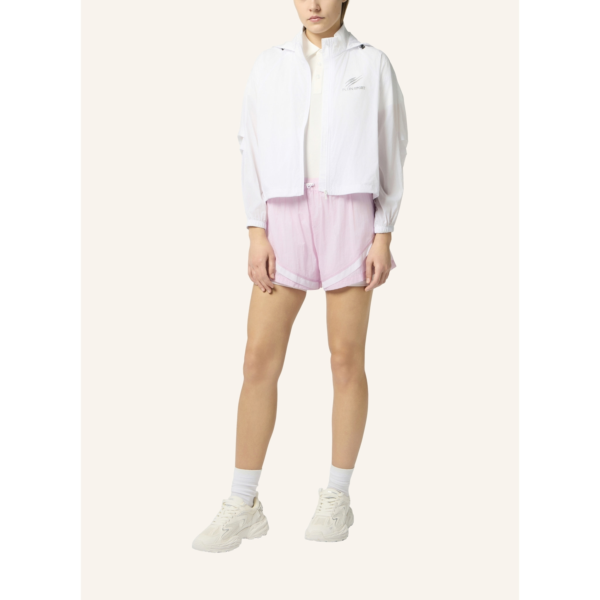 PLEIN SPORT Windbreaker Jacket Scratch