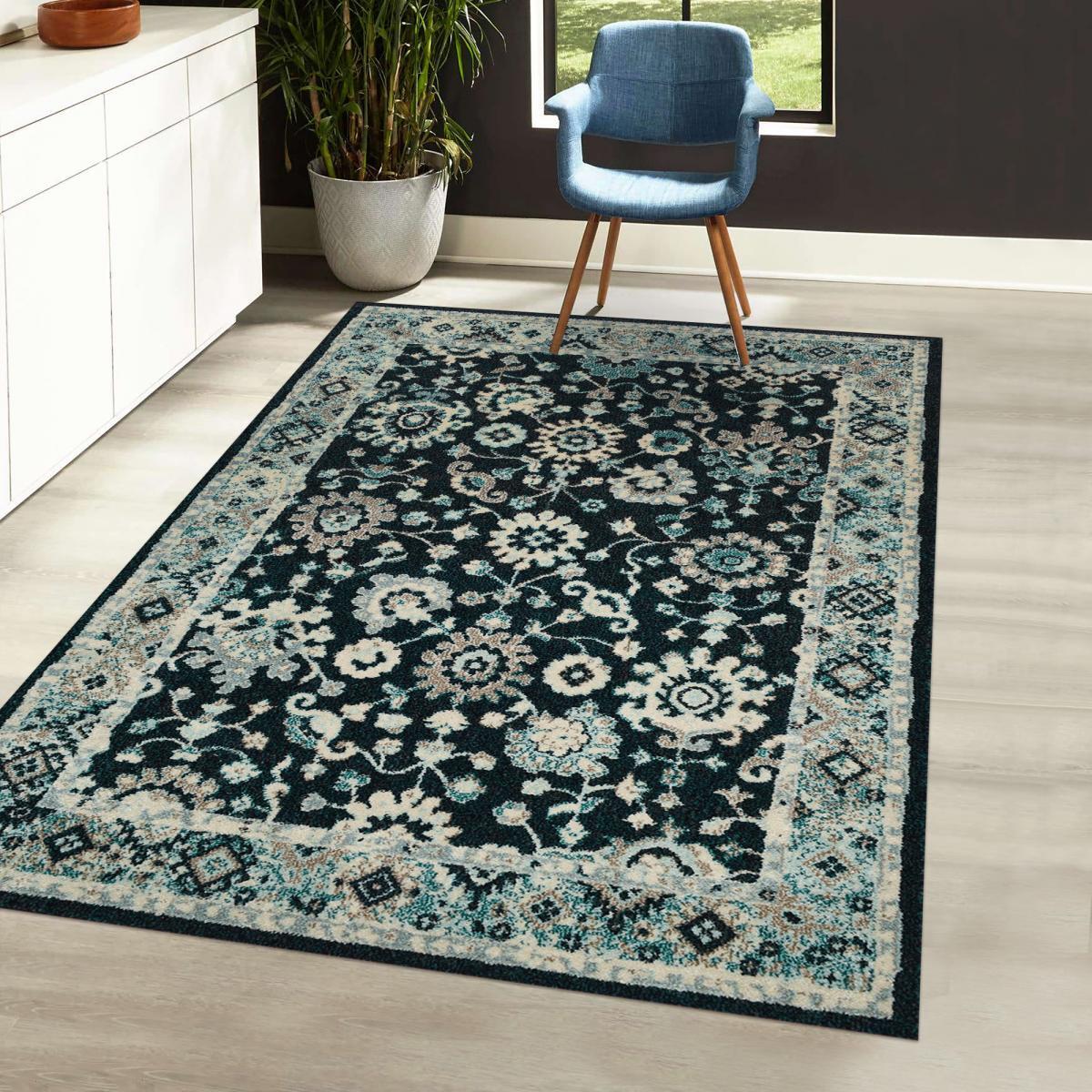Tapis orient tissé motif classique RUBO