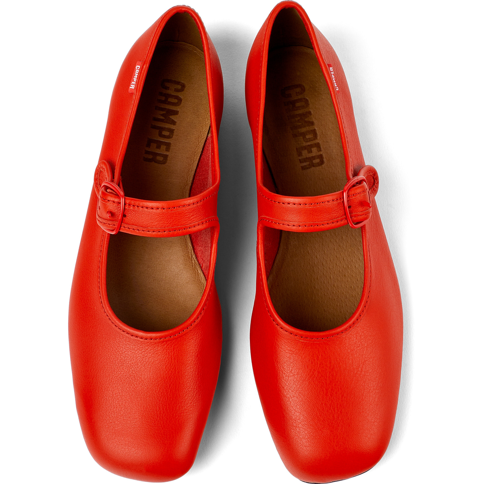 Ballerini - CAMPER Casi Myra - Rosso - Pelle liscia