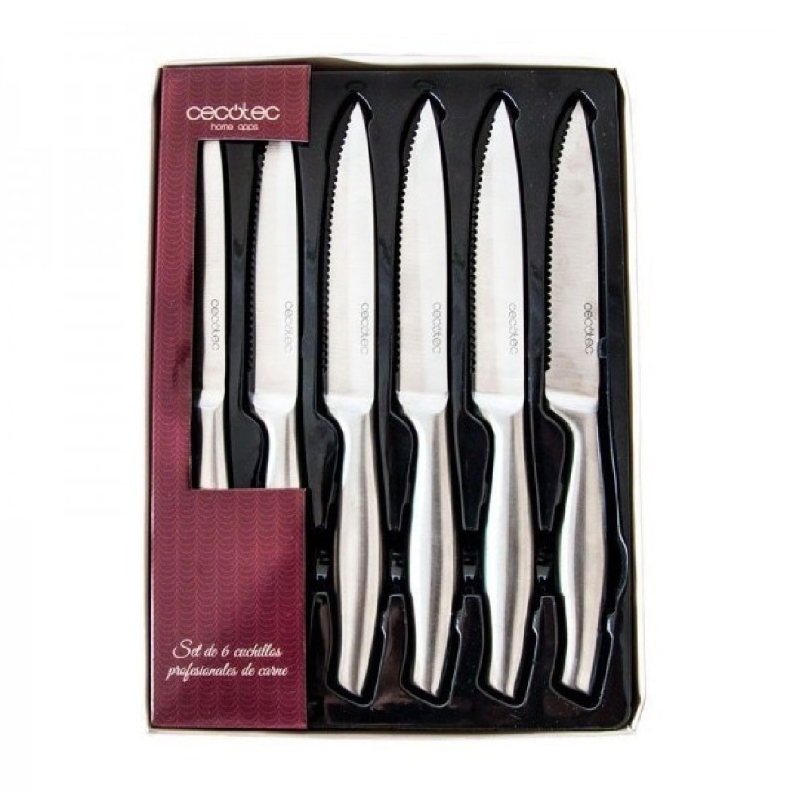 Cecotec Set de couteaux à viande