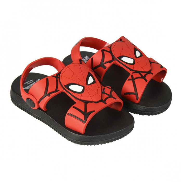 Sandalo Spiaggia Spiderman Lui Marvel Rosso