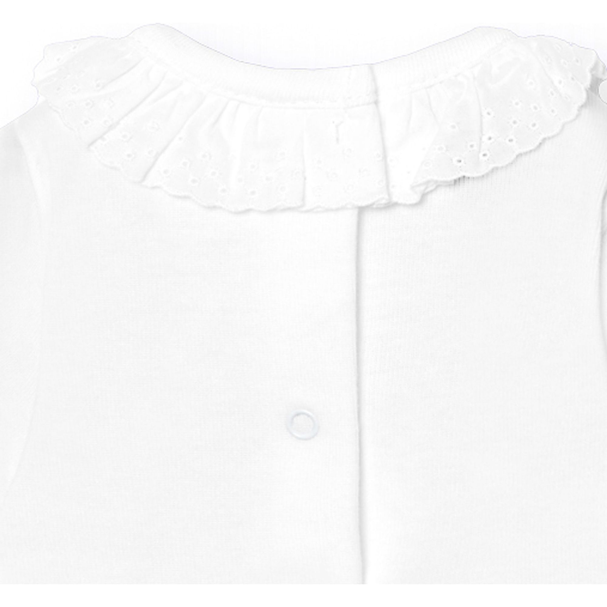 Body bebé manga corta cuello batista