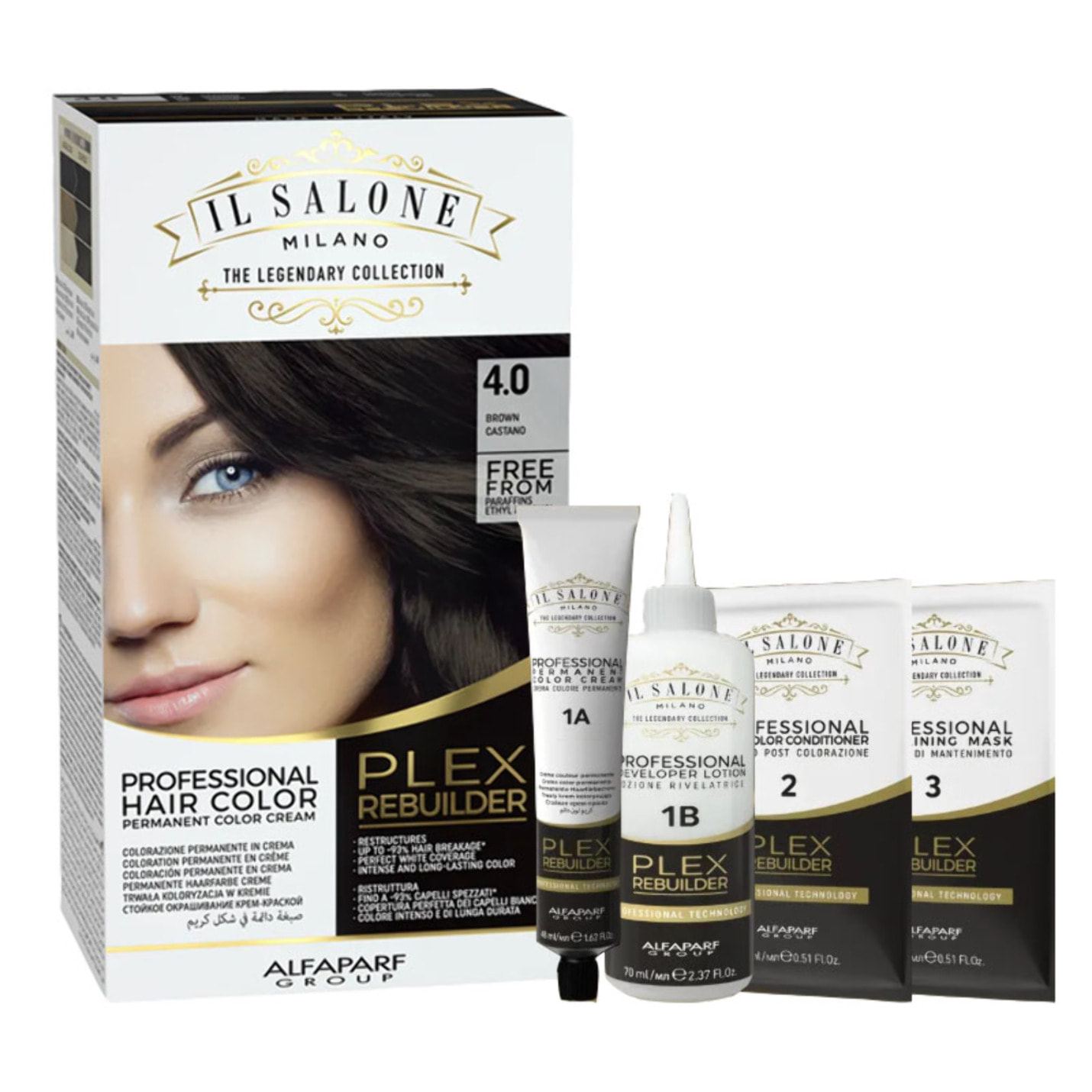 ALFAPARF MILANO Il Salone Plex Rebuilder Color Set 4.0 Castano