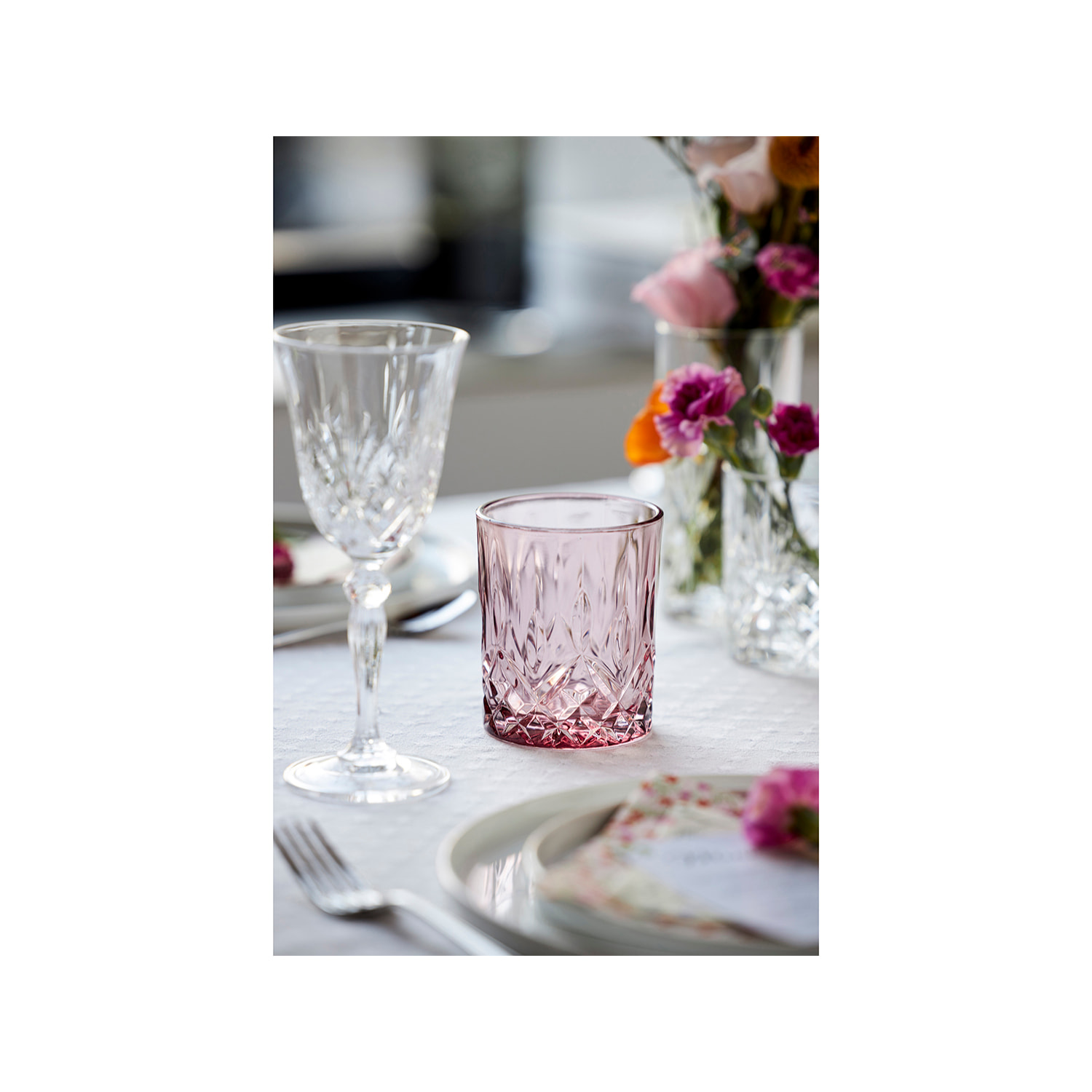 Set de 4 verres à vin rouge Melodia 27cl