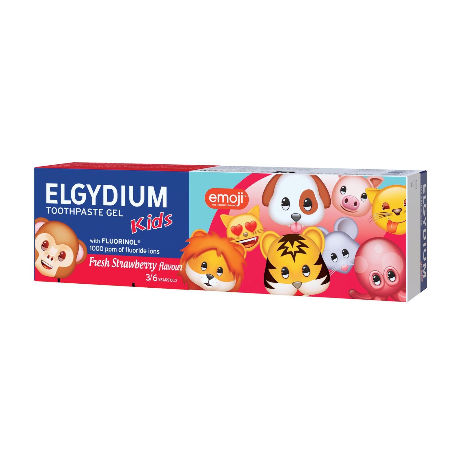 Elgydium Kids - Dentifrice Emoji Fraise 50 ml