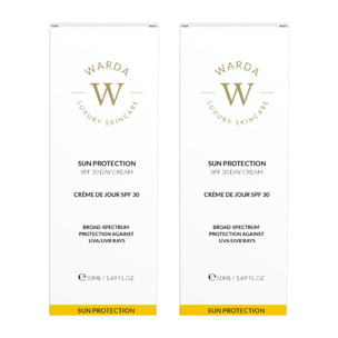 Dúo de crema de día con protección solar SPF 30