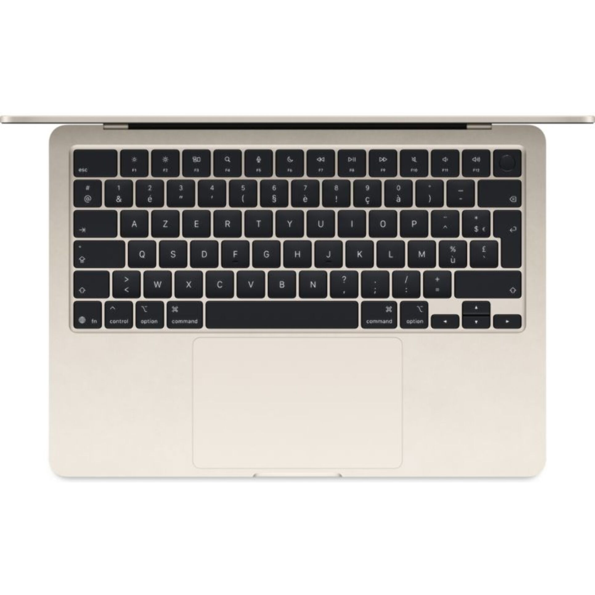 Ordinateur Apple MACBOOK Air 13" Puce M5 CPU 10 / GPU 10 coeurs Mémoire RAM 24Go Stockage 1To SSD Lumière stellaire