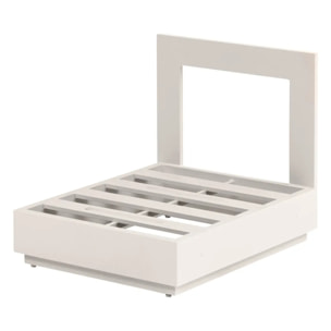 Chauffeuse de jardin "Allure" avoine aluminium et polyester