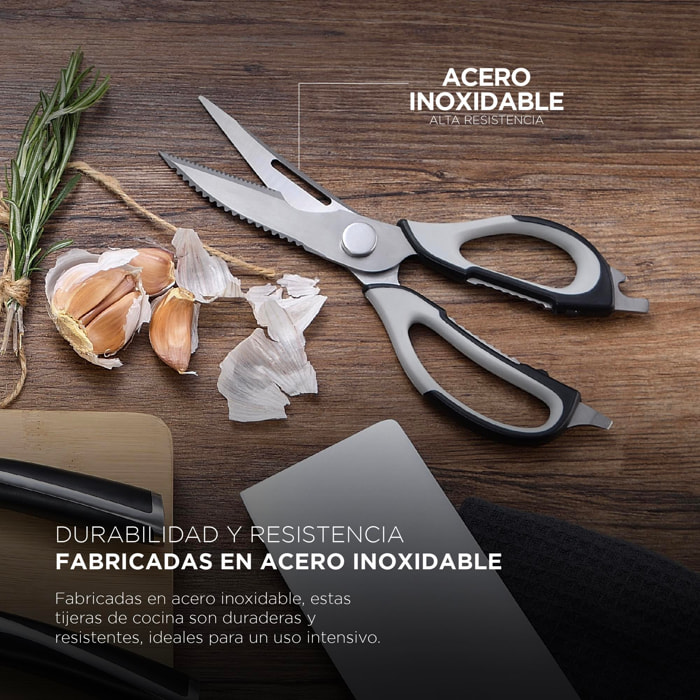 Tijeras de cocina elegance en acero inoxidable masterpro