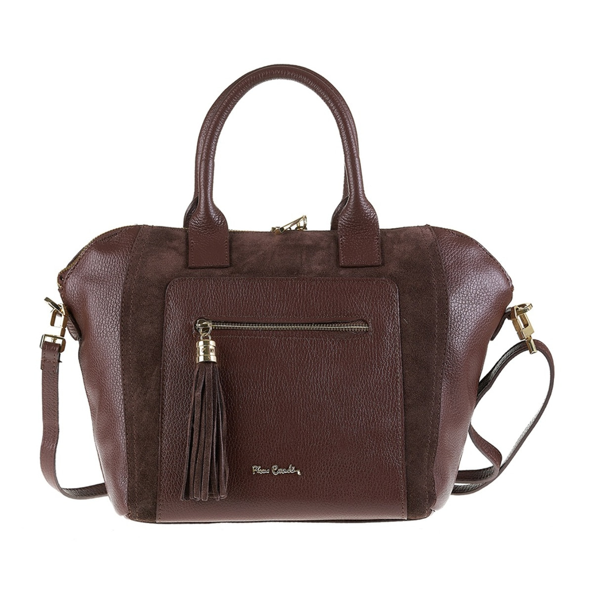 Borsa a mano da donna Made in Italy - Modello Silvana Pro - 100% pelle - 40.0 x 26.0 x 17.0 cm