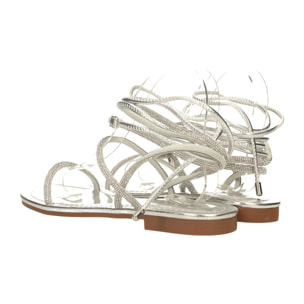 Sandali Donna Tata Italia Argentato