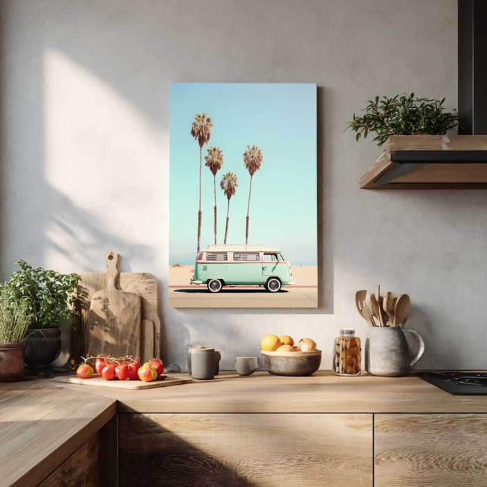 Tableau paysage mer Van sur Venice beach Tableau alu Dibond