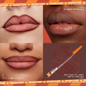 NYX Professional Makeup Duck Plump Plumping Lip Liner, crayon à lèvres, jusqu'à 10h de tenue, fini mat, Beige Boost