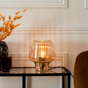 Lampe A Poser Verre Fume