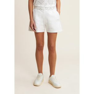 Short sportivi con fascia in vita floreale