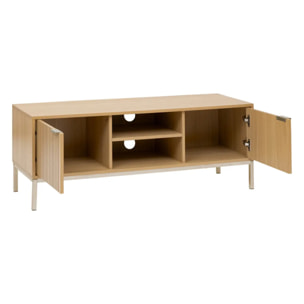 Meuble TV "Tasso" L120cm effet bois naturel