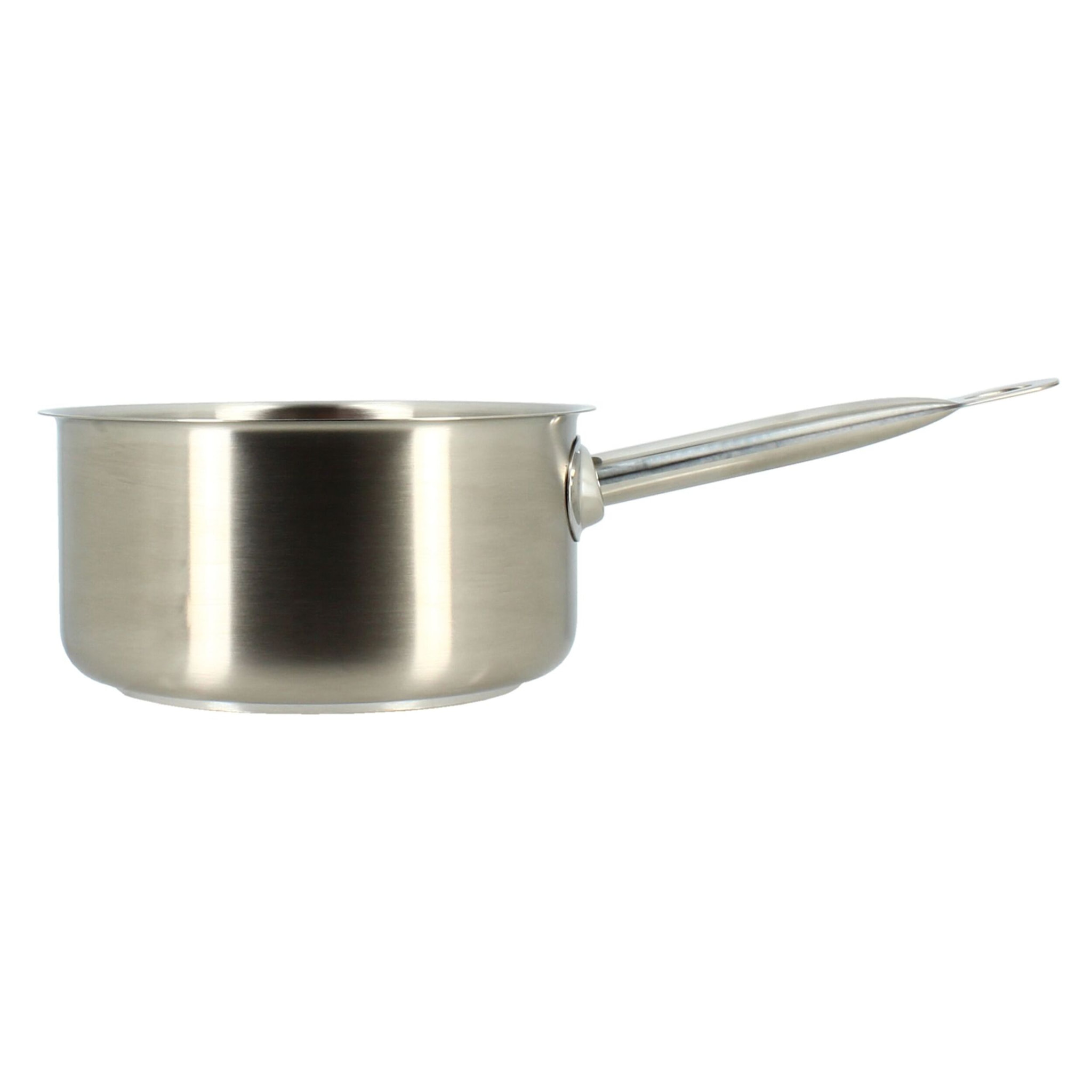 Casserole professionnelle acier inoxydable 18cm - tous feux  PROFESSIONNEL