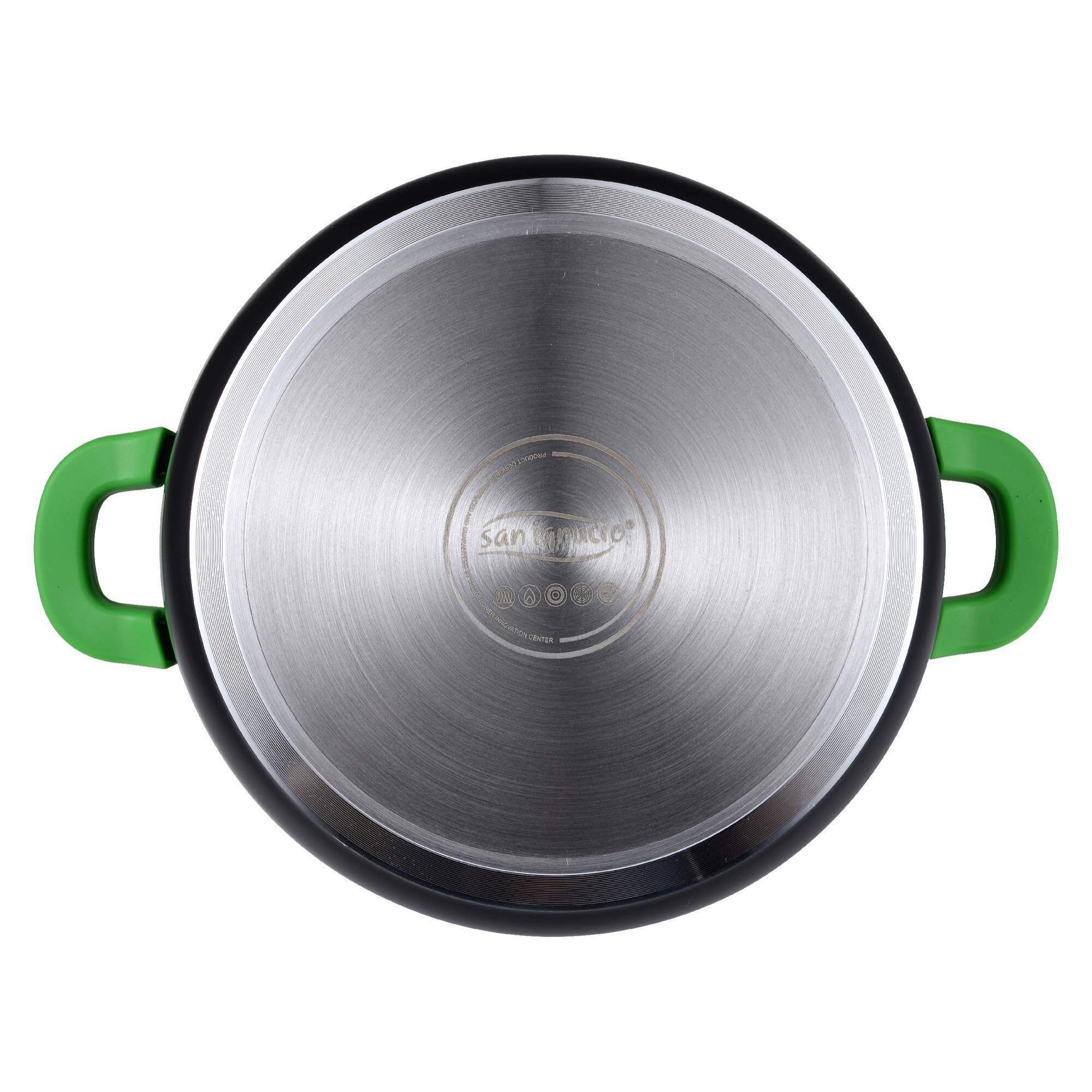 Cacerola san ignacio de aluminio fundido con revestimiento whitford xylan ø28x12,5cm