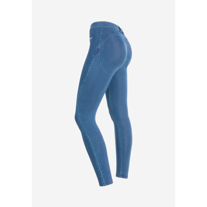 Leggings push up WR.UP® CORE vita regular in jersey denim