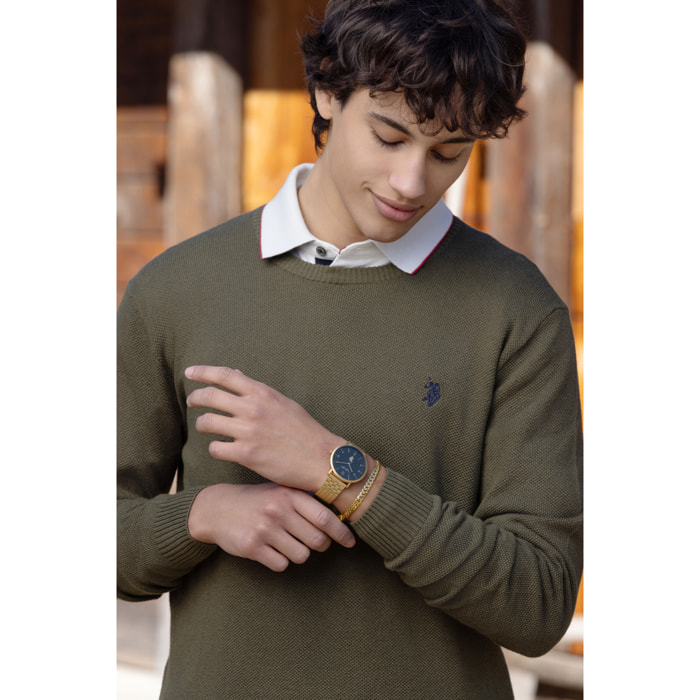 Orologio U.S. Polo Assn. in metallo e acciaio