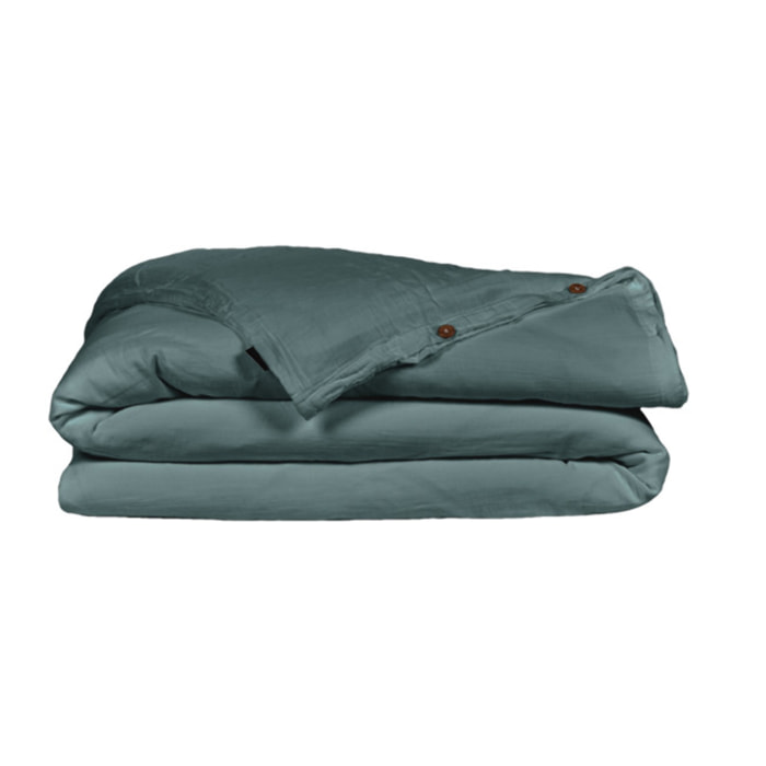 Housse de couette en gaze de coton 140 x 200 cm - GAIA