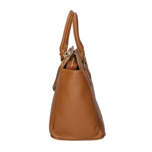 Borsa a mano da Donna Elena in Vera Pelle Made in Italy 28x37x18 cm