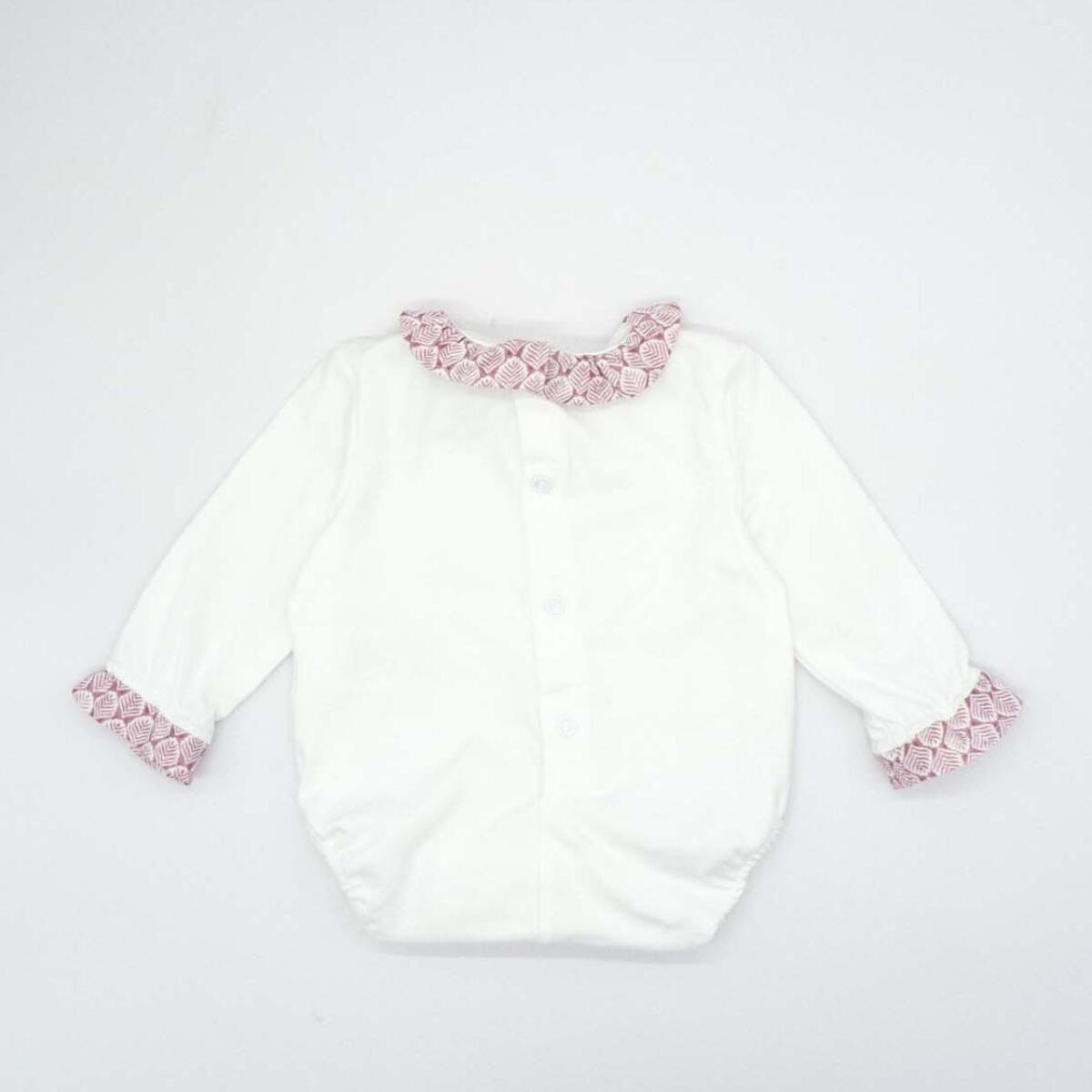 Body con volante estampado