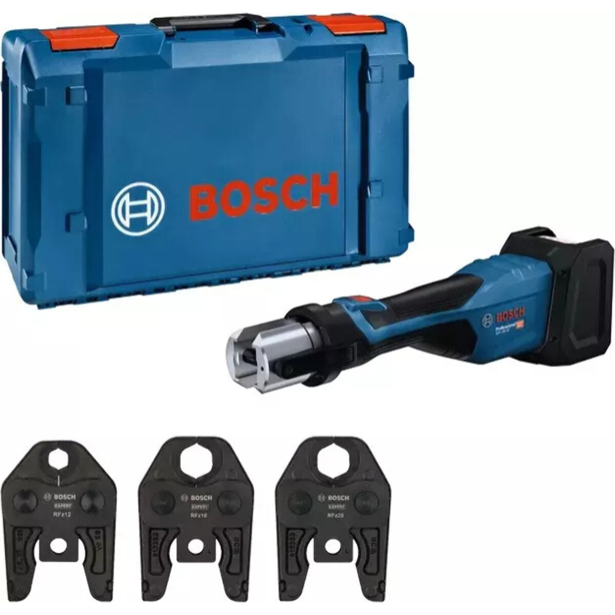 Sertisseuse GPT 18V-32 Professional + Kit RFz 12/16/20 sans batterie, ni chargeur - Livrée en XL-Boxx - BOSCH - 0601M2105