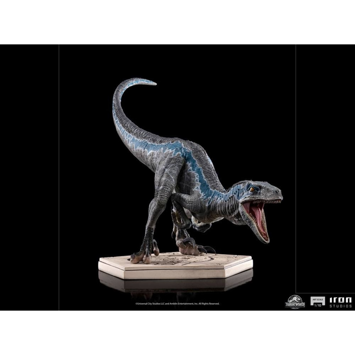 Jurassic World Fallen Kingdom Art Scale Statua 1/10 Blue 19 Cm Iron Studios