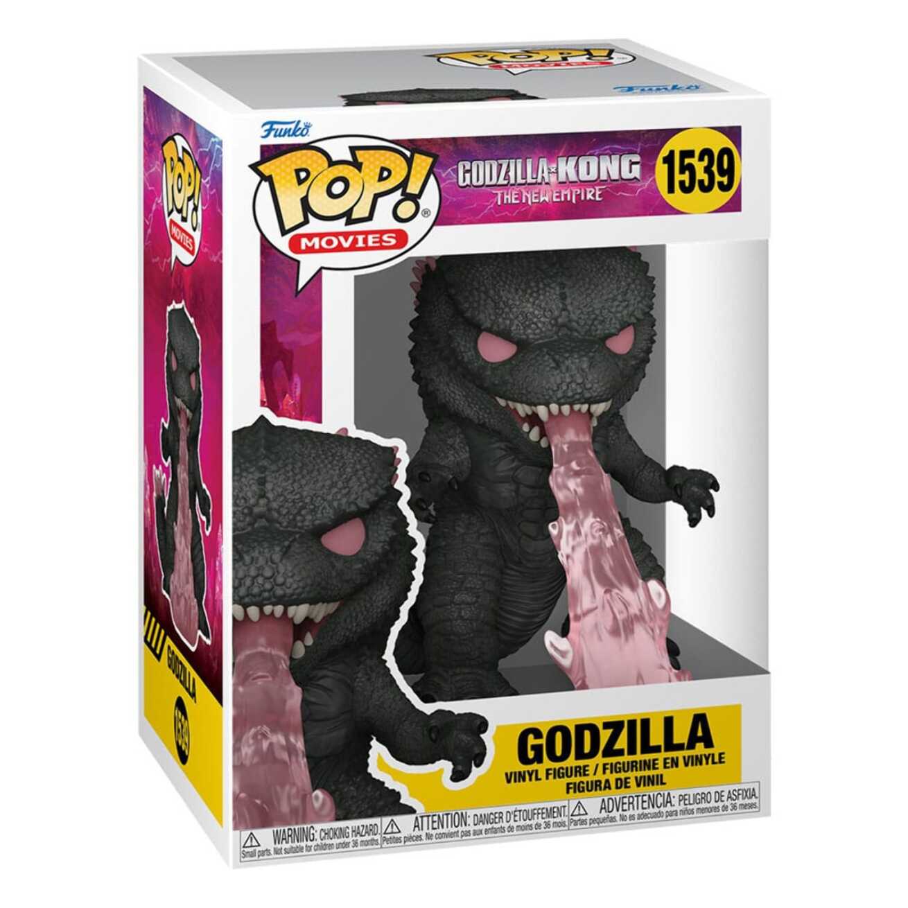 Godzilla e Kong 2 Pop! Movies Figure in Vinile Godzilla w/Raggio Laser 9cm Funko