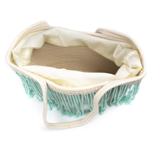 Isernia Bolso Shopper Mujer. Tejido Algodón Bouclé